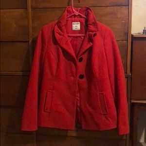 Red Peacoat